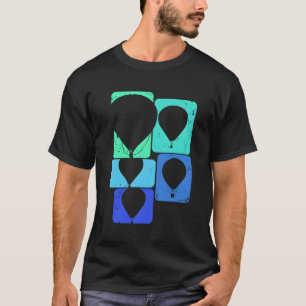 Camiseta Globo De Aire Caliente Para Baloncesto Balonmano