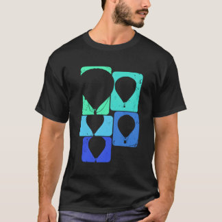 Camiseta Globo De Aire Caliente Para Baloncesto Balonmano