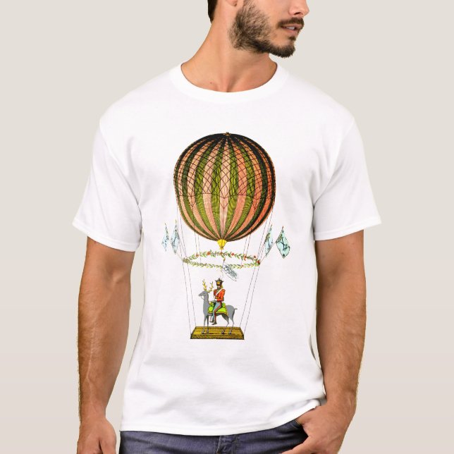 Camiseta Globo de aire caliente Zephire 2 (Anverso)