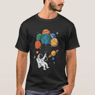 Camiseta Globo de Astronauta Astronomía Astrología STEM Esp