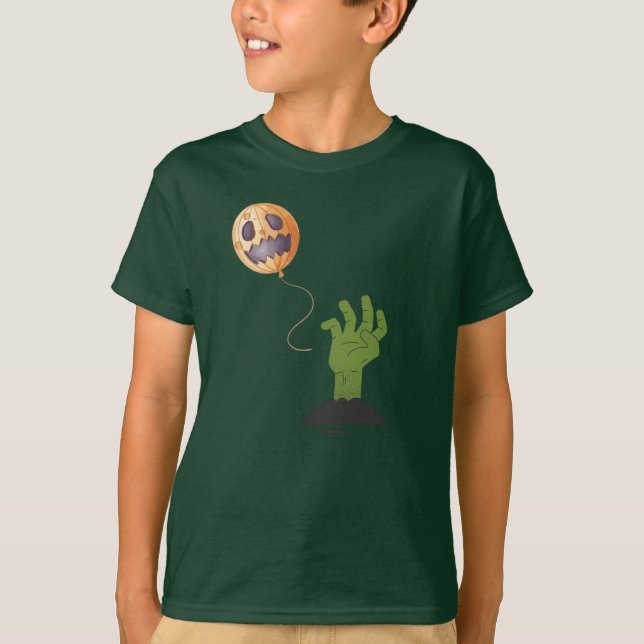 Camiseta Globo de calabaza de Halloween (Anverso)