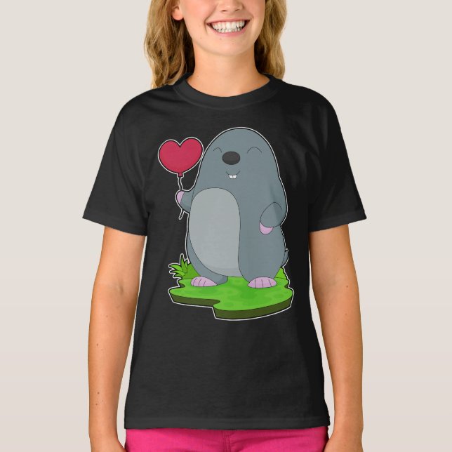 Camiseta Globo de corazón mole (Anverso)