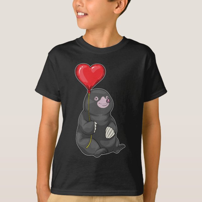 Camiseta Globo de corazón mole (Anverso)