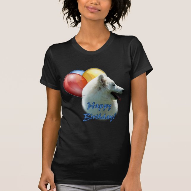 Camiseta Globo de cumpleaños de Eskie Happy (Anverso)