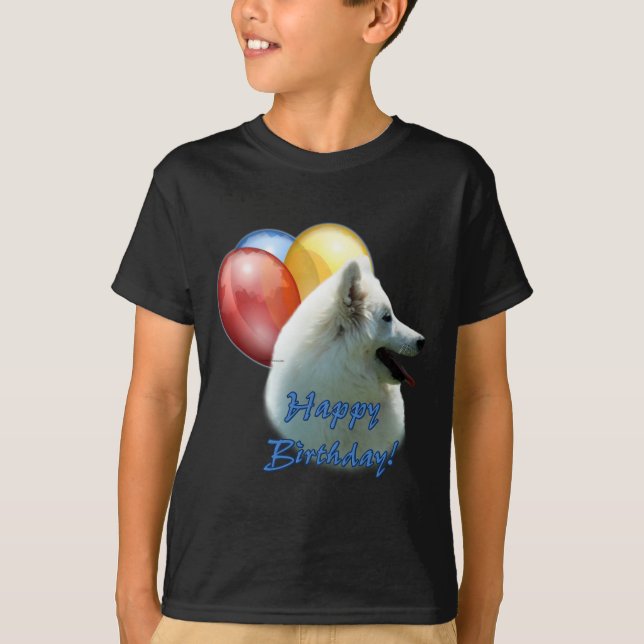 Camiseta Globo de cumpleaños de Eskie Happy (Anverso)