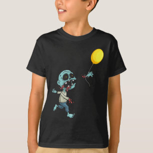 Camiseta Globo de cumpleaños zombie - niños zombi graciosos