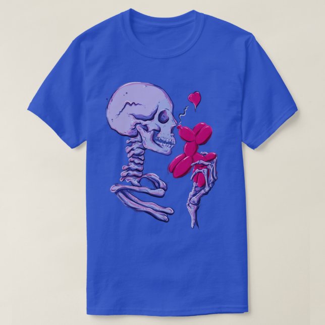Camiseta Globo de esqueleto (Diseño del anverso)