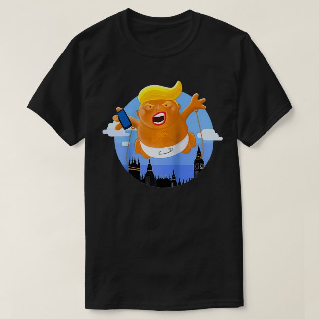 Camiseta Globo de globo de globo de bebé inflable y gran gr (Diseño del anverso)