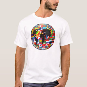 Camiseta Globo de la bandera