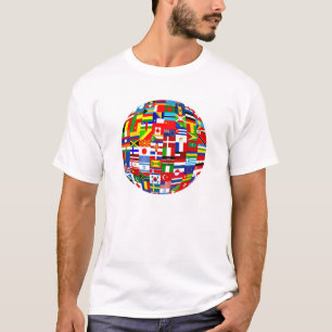 Camiseta Globo de la bandera