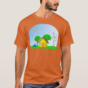 Camiseta Globo de Nieve de Energía Limpia