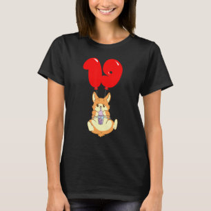 Camiseta Globo de niños de cumpleaños número 19 de Bubble T