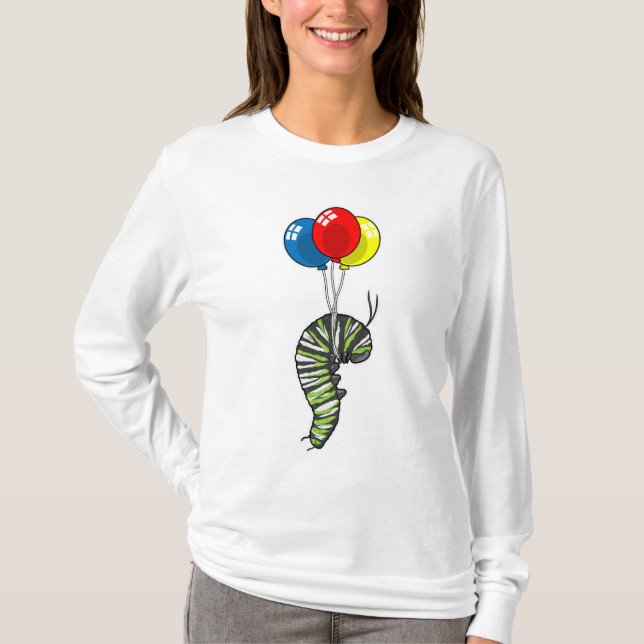Camiseta Globo de oruga (Anverso)