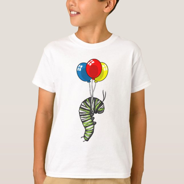 Camiseta Globo de oruga (Anverso)