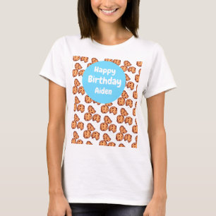 Camiseta Globo de patrón de cookies de chocolate