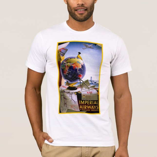 Camiseta Globo de vías aéreas imperiales (Anverso)