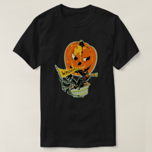 Camiseta globo del aire caliente de la calabaza de