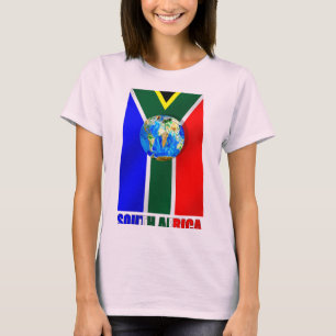 Camiseta Globo del balón de fútbol de Suráfrica del fút
