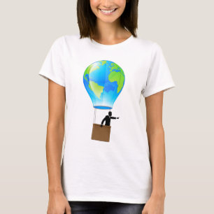 Camiseta Globo del globo del aire caliente