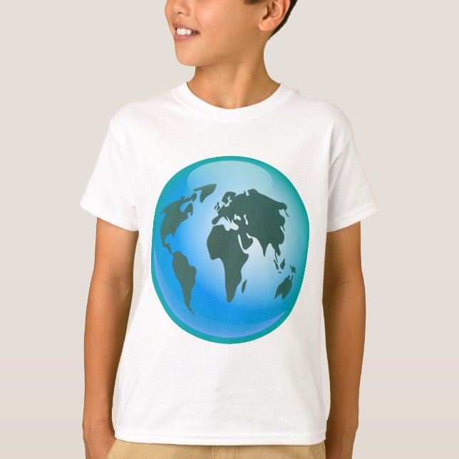 Camiseta Globo del mundo (Anverso)