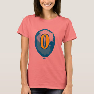 Camiseta Globo del número 0