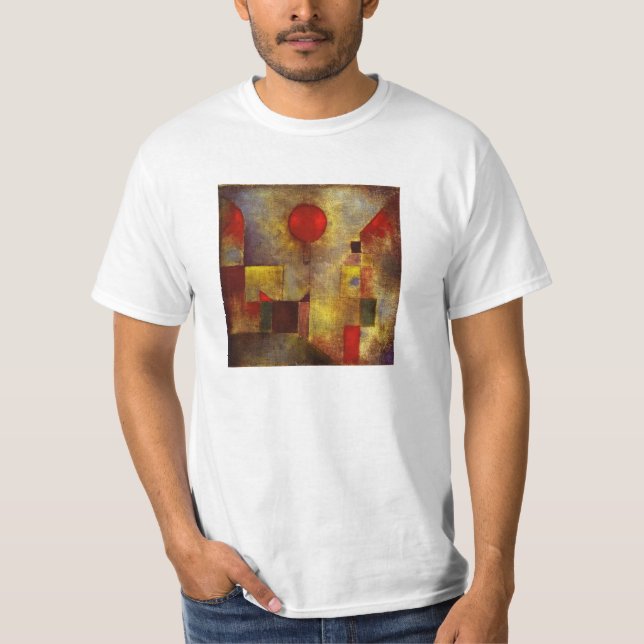 Camiseta Globo del rojo de Paul Klee (Anverso)