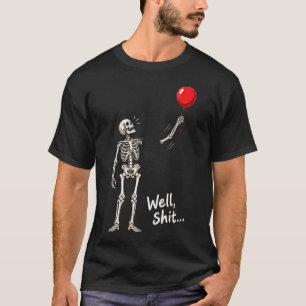 Camiseta Globo esquelético humor de Halloween