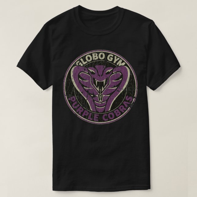 Camiseta Globo Gym Purple Cobras 1  (Diseño del anverso)