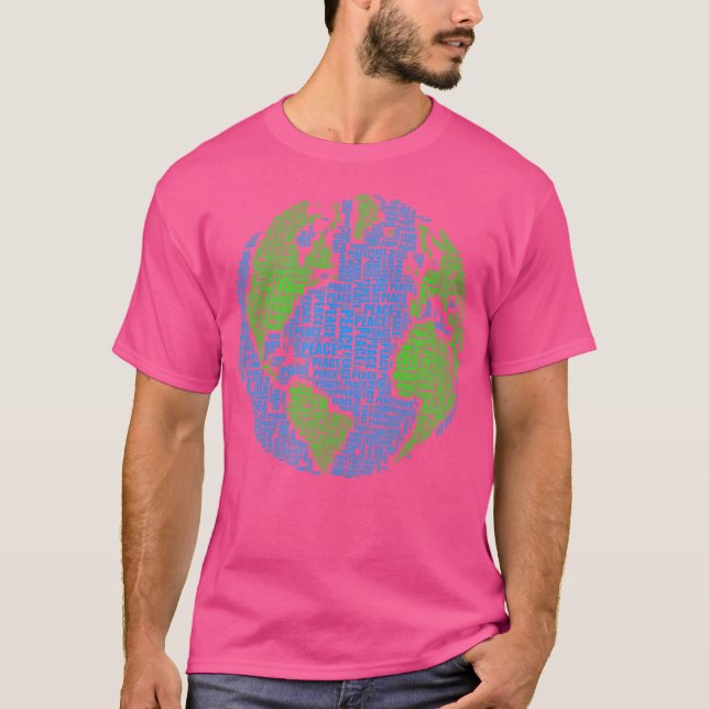Camiseta Globo Mundial de la Paz (Anverso)