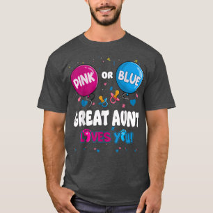 Camiseta Globo rosa o azul Gran tía te ama género R