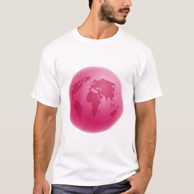 Camiseta Globo rosado (Anverso)