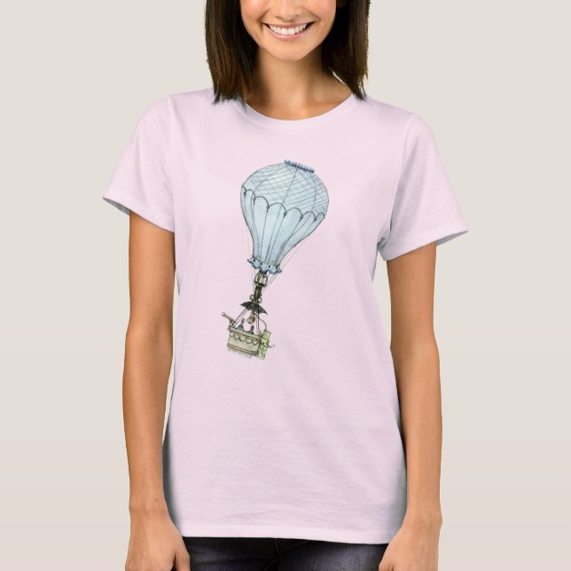 Camiseta Globo Vintage de aire caliente (Anverso)