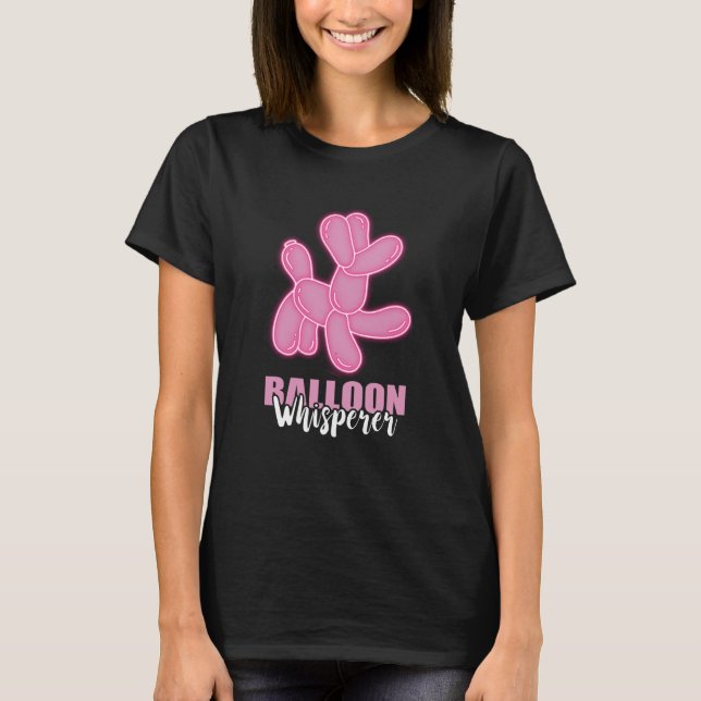 Camiseta Globo Whisperer Balloon Artista Balloon Animal (Anverso)
