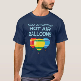 Camiseta Globos aerostáticos cita divertida