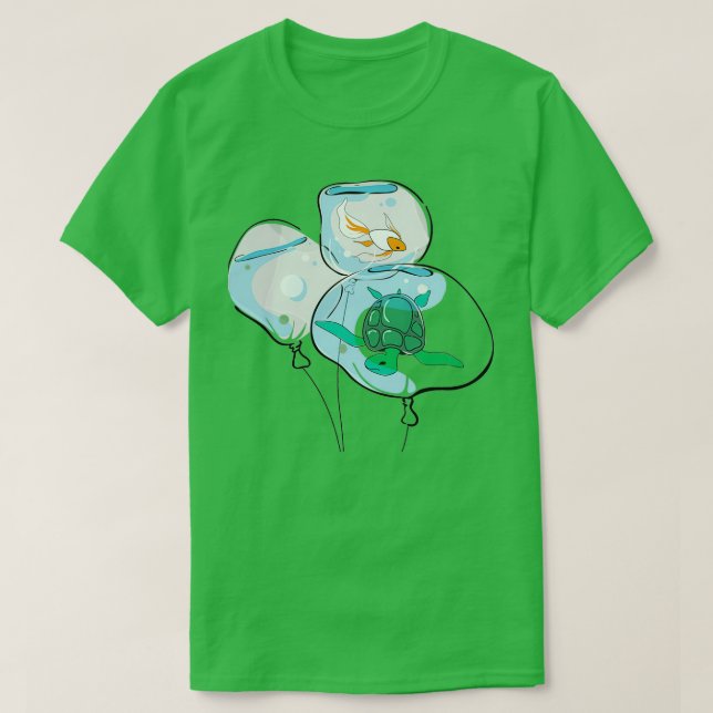 Camiseta Globos de agua (Diseño del anverso)