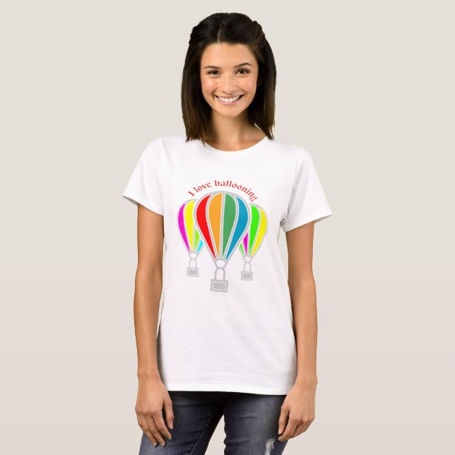 Camiseta Globos de aire caliente (Anverso completo)