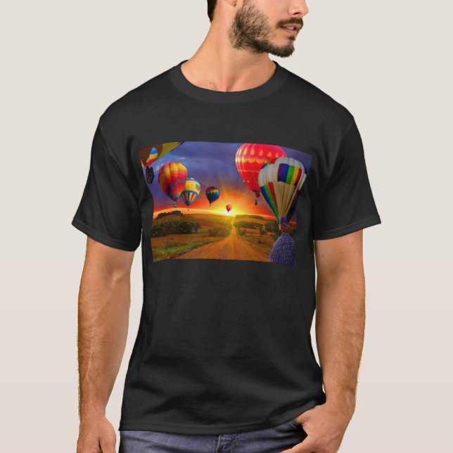 Camiseta Globos de aire caliente (Anverso)