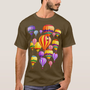 Camiseta Globos de aire caliente coloridos