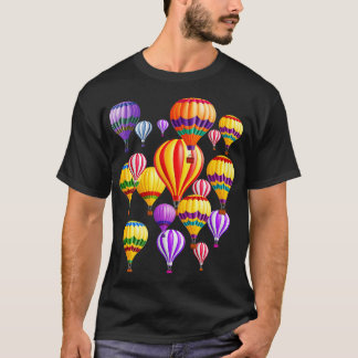 Camiseta Globos de aire caliente coloridos