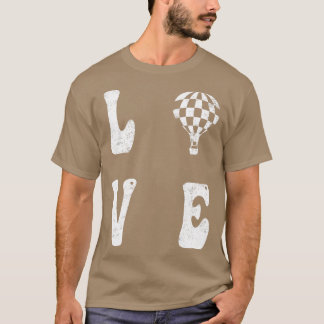 Camiseta Globos de aire caliente de amor