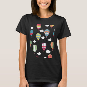 Camiseta Globos de aire caliente de color con globo de jueg