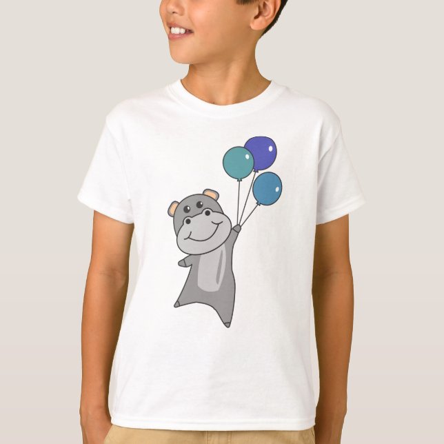Camiseta Globos De Bicho De Ladybug Moscas Cutan Animales P (Anverso)
