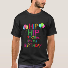 Camiseta Globos de cumpleaños divertidos Unisex
