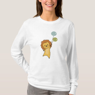 Camiseta Globos De Gato Grande Para Niños De Animales Cuida