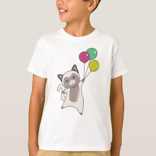 Camiseta Globos de gatos gatitos adoran animales niños
