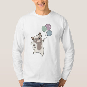 Camiseta Globos de gatos gatitos adoran animales niños