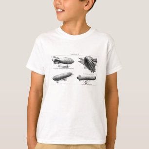 Camiseta Globos de los zepelines de los dirigibles no