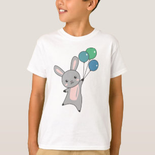 Camiseta Globos De Moscas Conejitas Sobre Animales Cuidados