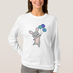 Camiseta Globos De Moscas Conejitas Sobre Animales Cuidados