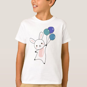 Camiseta Globos De Moscas Conejitas Sobre Animales Cuidados